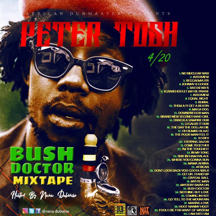 Happy birthday to Peter Tosh. October 19, 1944. 