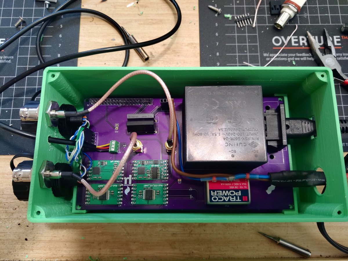 anothervariable's tweet photo. Finished designing the enclosure. @FreeCADNews is pretty fun and straight forward. 

Hooked up to the Aeroponics tower and ready to test.

UI preview coming within a week.

@ufire_co https://t.co/w289AxjnWc