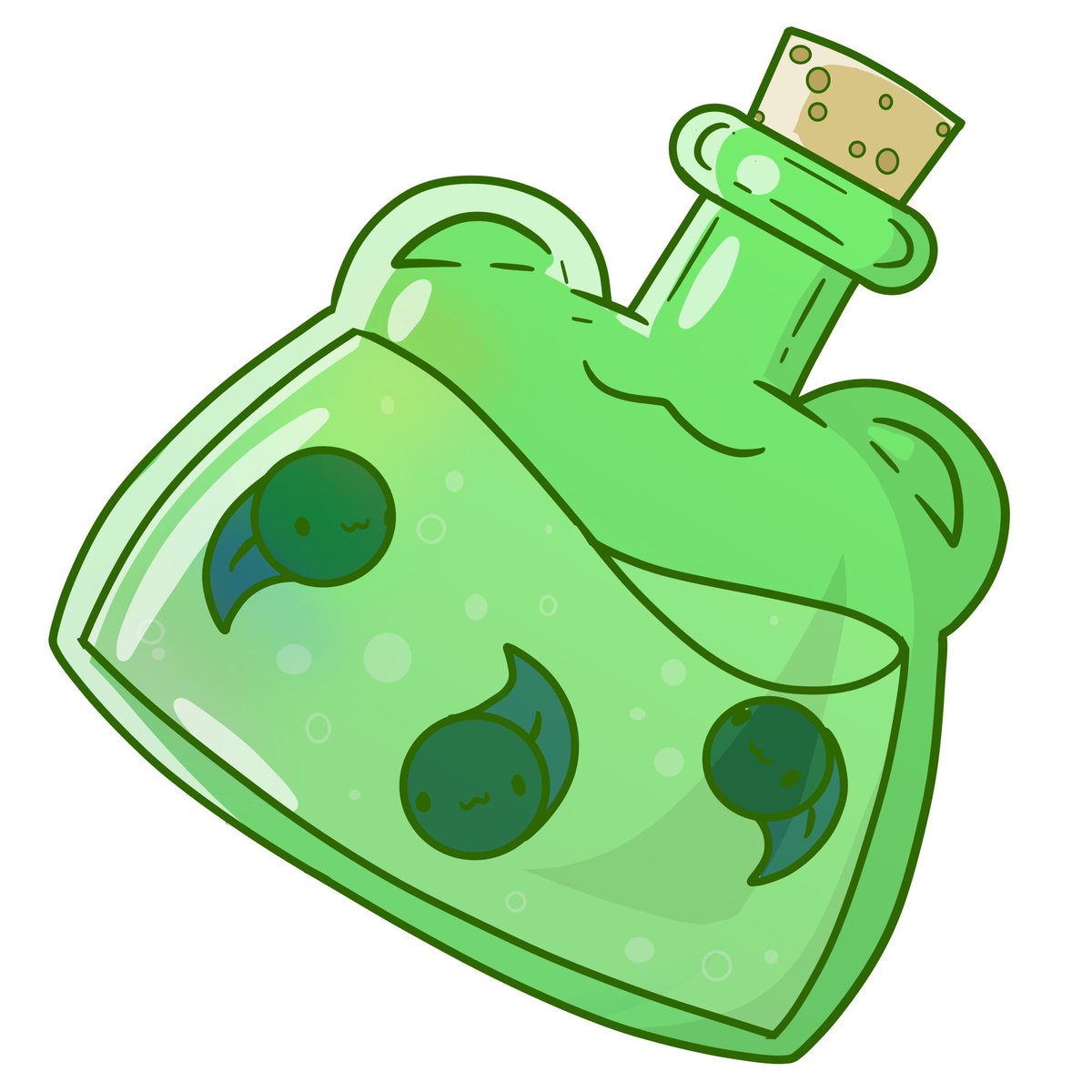 loaf_moon's tweet photo. Green froggy potion x #frog #halloween2021 #froggy #myart https://t.co/gf7PjNuPTg