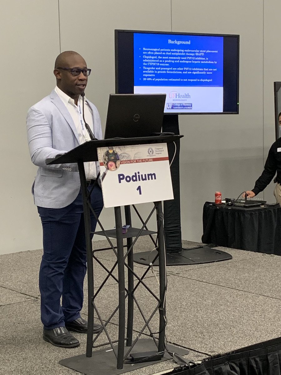greg_murad's tweet photo. ⁦@dlaurent955⁩ presenting his basic science research project at CNS 2021. Making ⁦@UFNeurosurgery⁩ proud!! https://t.co/eHp41NmbqC