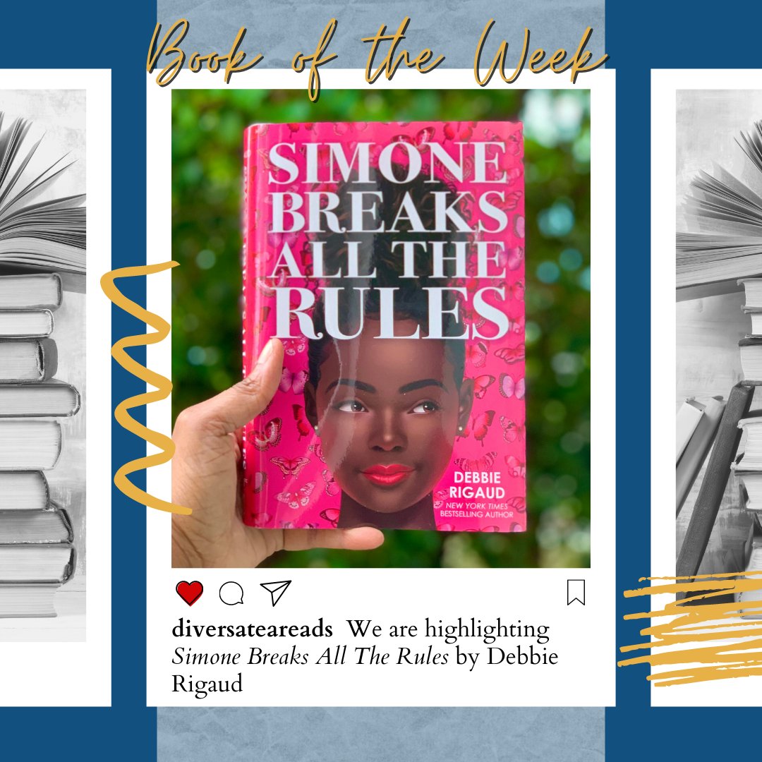 DiversaTeaReads's tweet photo. Our #bookoftheweek is one we selected as one of our October books celebrating Latinx Heritage as a reminder that Haitians are part of the Latinx community

SIMONE BREAKS ALL THE RULES  x @debbierigaud

Genre: YA Fiction
DiversaTea: Haitian
Published: June 1, 2021 https://t.co/izO5E7TonK