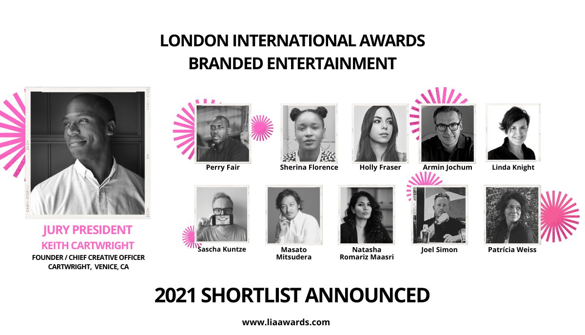 LIAawards's tweet photo. Shortlist is out! Stellar jury! @kmcartwright @72andSunny @HollyMercedes @__observatory @bbhsingapore @dennis_lueck @brinkertlueck @diegomedve @GreyArgentina @natashamaasri @lbbeirut @joeljsm @jsmmusic @PWEISSbr @ASAS_br @thjnkag @davidkolbusz @droga5 https://t.co/2Bqs6lsTuo https://t.co/QxFTs89XwN