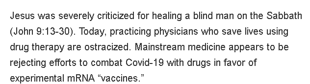 highblueridge's tweet photo. Unjustified opposition to Ivermectin-- Virginia statesman Bob Marshall warns about "Vaccination vs. treatment: The AMA’s Covid agenda"https://t.co/4QN7tQlvsS Read and analyze this extensive Marshall post co-authored with Bernard Pegis, MD, and consider their recommendations. https://t.co/24bekWf2QM