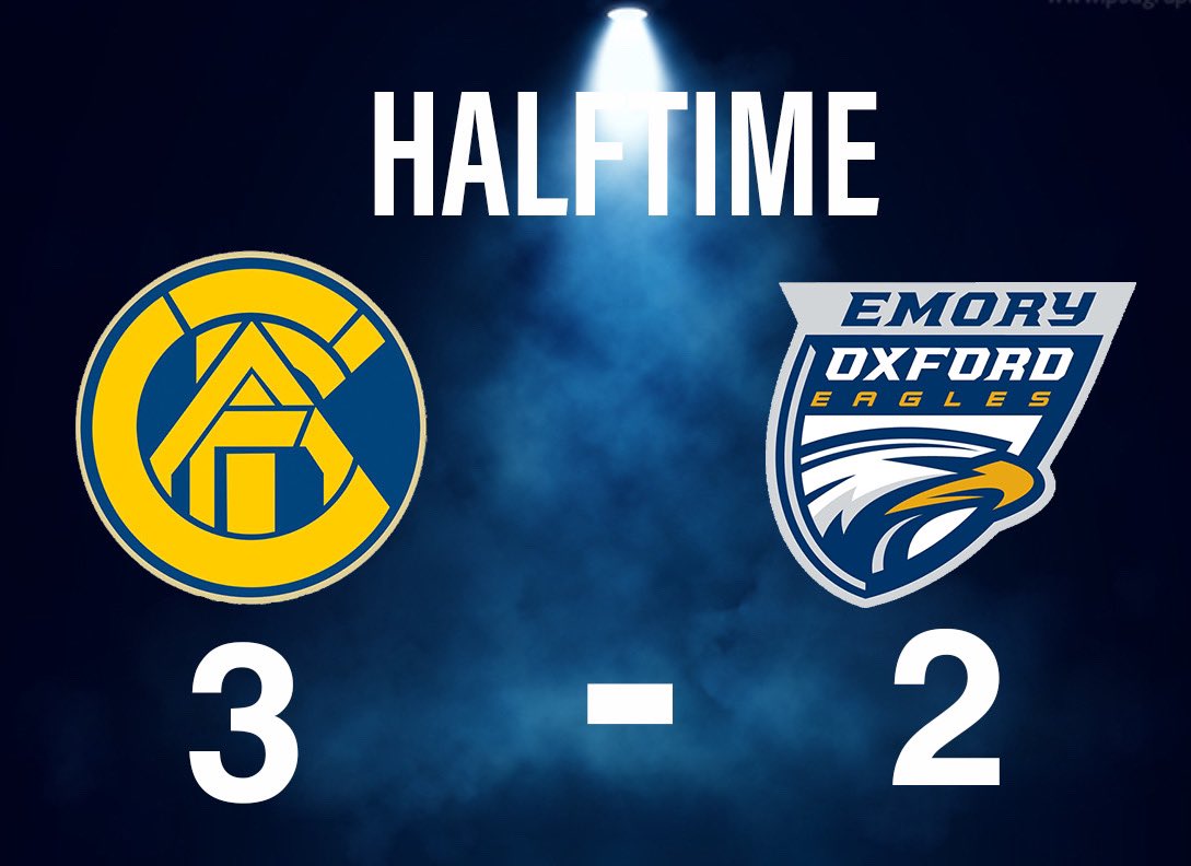 At half, a hat-trick by Tykell Jones has the Fighting Tigers up 3-2! Elian Calderon had two assists and Tyler Suggs had the third.