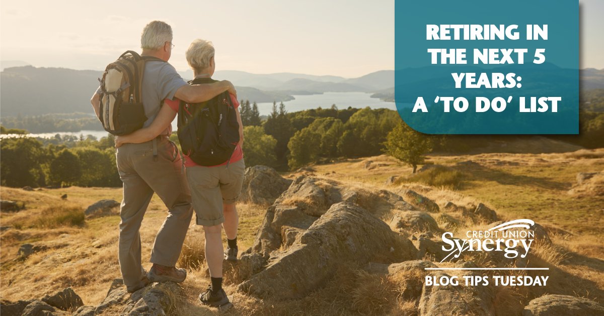 Synergycu's tweet photo. Whether you're a few years from retirement or already enjoying it, you're well aware of how important it is to plan ahead. But, unless those plans are captured in a document, it can be difficult to keep track of your progress. Learn more: https://t.co/A6tESvthHe #BlogTipsTuesday https://t.co/6PCYMih9ui