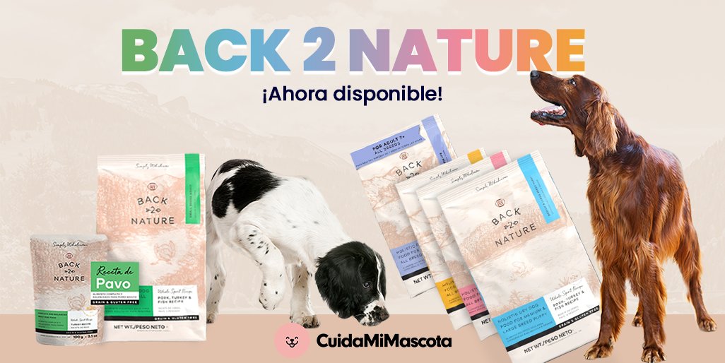 cuidamimascota's tweet photo. Es natural, es #holístico y ¡ya lo encontró! 

Echa un vistazo 🔎 a la variedad de alimento que ofrece #Back2Nature y elige el que necesita 🐕🌲

➡️ https://t.co/F1cBWwFteC

•⁠
#mascotafeliz #México #envíosnacionales #CuidaMiMascota #CuidaTienda https://t.co/sa47yKQh9T