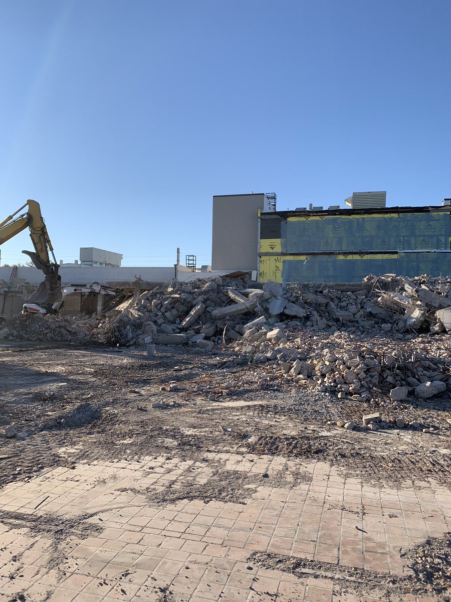 Demolition is almost complete in Blackwell! Can’t wait to start on the new entrance and clinic addition where the old 4 story used to stand! <a href="/SMCHR/">Stillwater Medical</a> <a href="/HFGarchitecture/">HFGarchitecture</a> <a href="/McCownGordon/">McCownGordon</a>