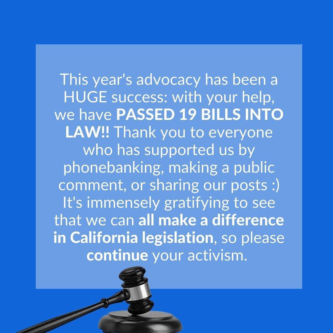 GENupUS's tweet photo. This has been an absolutely fantastic year for us, with a total of nineteen bills on our policy slate SIGNED INTO LAW! Thank you everyone for your hard work 😊

Swipe for a description of these bills and which ones they are! https://t.co/83sgxQKScD