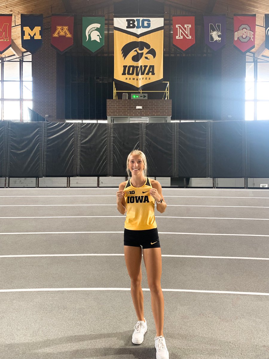 super excited to announce my commitment to continue my academic and track career at the University of Iowa! huge thanks to everyone who has helped me along the way! GO HAWKS!!💛🖤