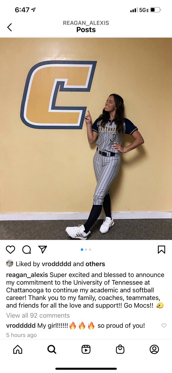 So proud of our very own Reagan Duran for committing to ⁦<a href="/GoMocsSB/">Chattanooga Softball</a>⁩ ! Your getting a true game changer! #Family