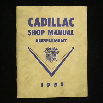 Look at this! #Vintage 1951 Cadillac Original Shop Dealership Manual Supplement twib.in/l/kXndBMk4o6eL via <a href="/ebay/">eBay</a> #retro #shopping
