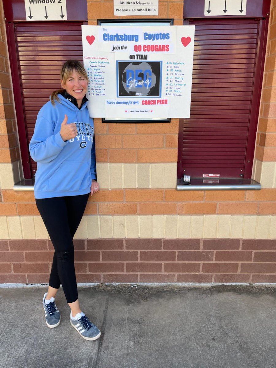 QOGS's tweet photo. @QOHSPrin_Thomas @Cburg_Coyotes @CHSCoyotes @MCPSAthletics @mcpsAD I have a feeling this amazing person might have had something to do with it. Thanks, Emily and the Coyotes!❤️ https://t.co/0HnbyaQY7X
