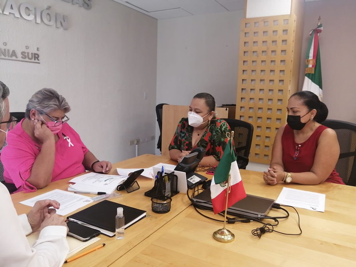 BcsCpc's tweet photo. Reunión de trabajo del Comité de Participación Ciudadana del SEA de BCS con la M.C. Bertha Montaño Cota, Secretaria de Finanzas y Administración del Gobierno del Estado de B.C.S. @j_moore_v @aldycota https://t.co/zh1rGFN9be