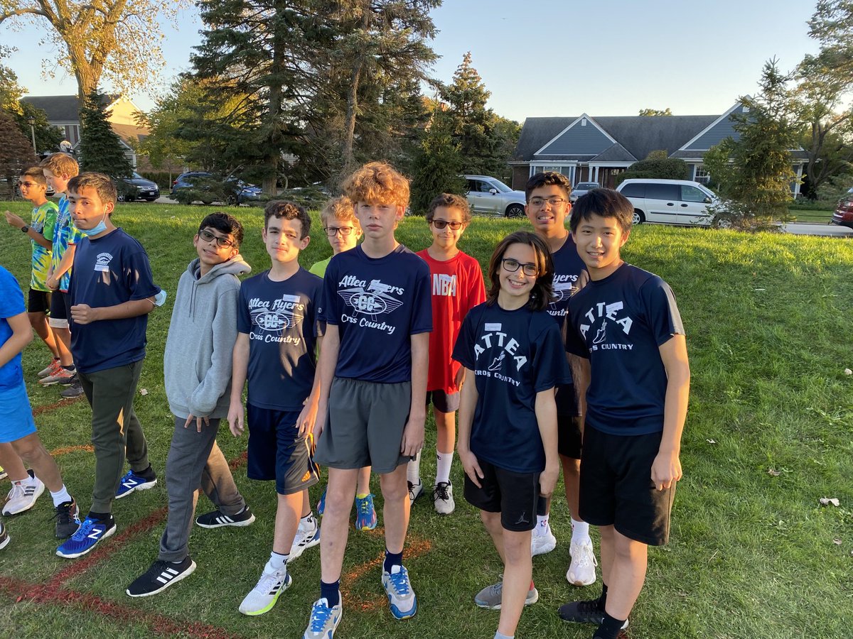 Final race of the season at the Conference Meet today for these Attea 8th grade cross country student-athletes!  Congratulations and thank you for making it a memorable season! #AtteaFlyers #WeAreD34