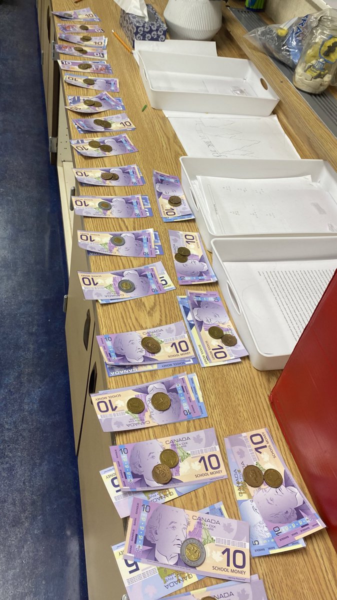 BechtoldMiss's tweet photo. Today the grade 8’s applied their understanding of percent and taxes at Ms.Bechtold’s grocery store 😋 https://t.co/z7lSJfllBc