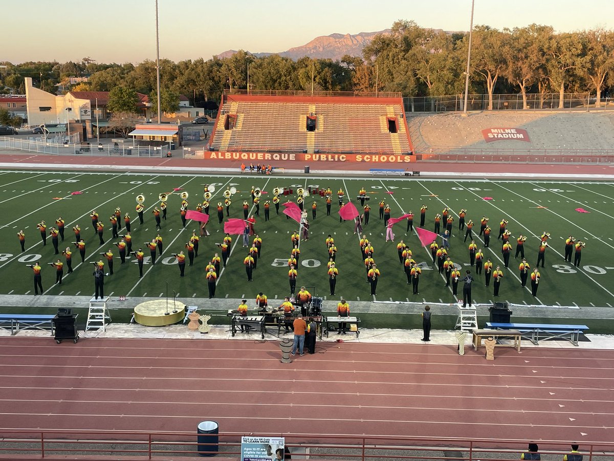 Congratulations to the Eldorado High School marching band on their performance this evening at the APS Marching Band MPA. <a href="/ABQschools/">Albuquerque Public Schools</a> <a href="/EaglesEldorado/">Eldorado Eagles</a>
