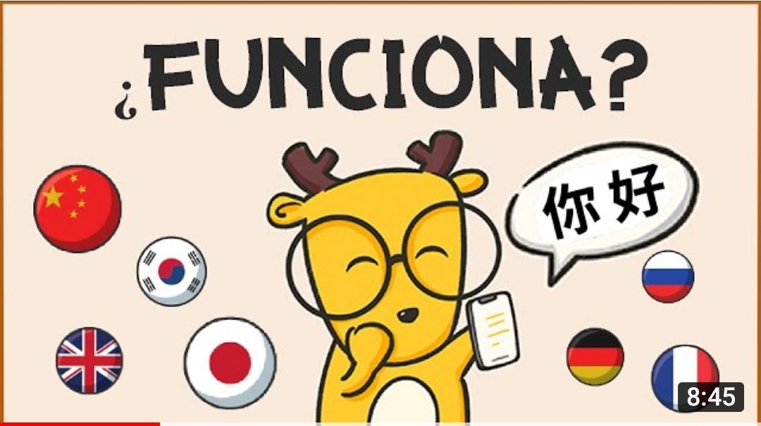 App de moda para aprender IDIOMAS de manera facil y sencilla con <a href="/Lingodeer/">LingoDeer - Learn a language the easier way!</a>
🇬🇧🇰🇷🇩🇪🇫🇷🇮🇹🇵🇹🇯🇵🇨🇳
#lingodeer #idiomas
TUTORIAL
⬇️⬇️⬇️
youtu.be/0TgmWXSDfS0