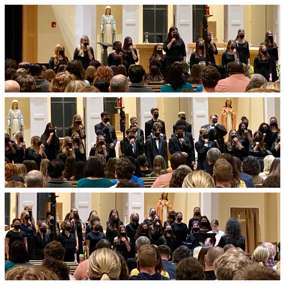 Hilliard_Darby's tweet photo. INCREDIBLE fall Choral concert 👏🏻👏🏻👏🏻👏🏻 The talent, dedication, and heart of our @DarbyChoir and @theheritagems choir students is overwhelming!
🎶#SymphonicChoir
🎶#Polyphonix
🎶#WomensChoral 🎶#ConcertChoir 🎶#7thGradeTrebelChorus https://t.co/m20Q241RJ1