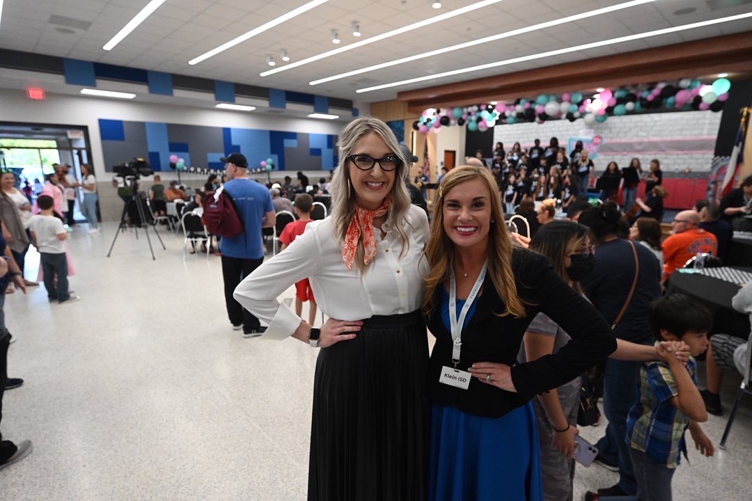jenny_mcgown's tweet photo. We had such a great time at the @NorthamptonKISD 50th anniversary celebration! The Northampton community has always been remarkable. The long-standing commitment to this school, its traditions, &amp; the excellence of the students who come from here speak volumes! #kleinfamily https://t.co/MUzXwbVYVf