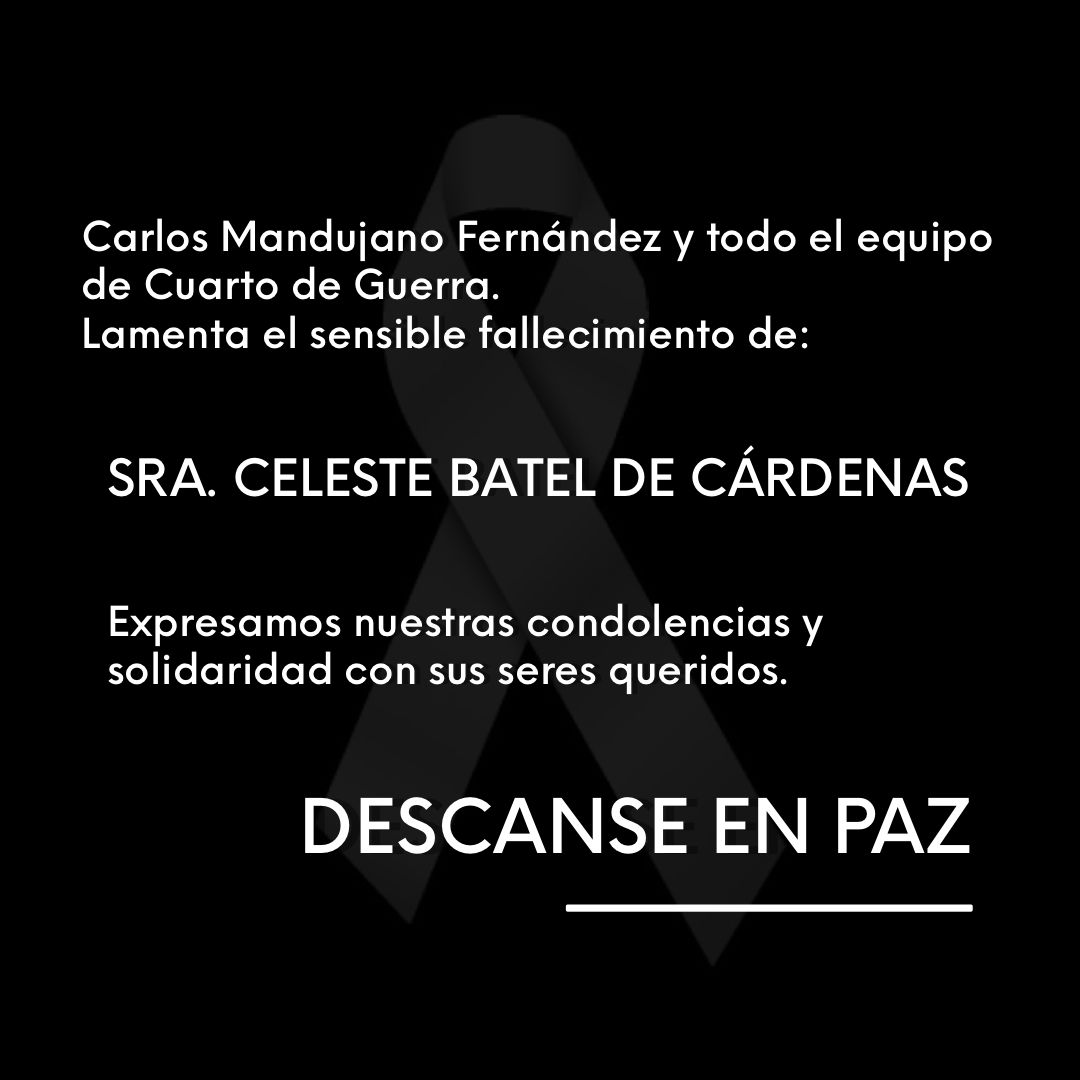 Toda nuestra solidaridad con sus seres queridos.