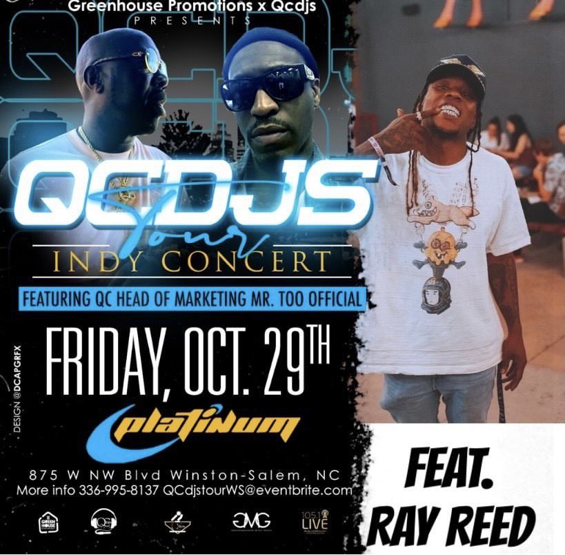 mjtheconnect's tweet photo. October 29TH!!!!

@RayReed2 performing live in North Carolina!!! If your in #NorthCarolina make sure to pull up!!! 
🔥🔥🔥🔥🔥🔥🔥🔥🔌✈️ https://t.co/Pybj6oLW32