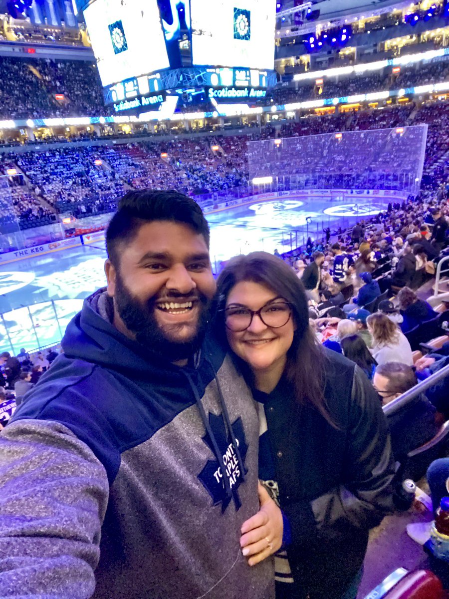 Rohan’s first Toronto <a href="/MapleLeafs/">Toronto Maple Leafs</a> game last night #GoLeafsGo