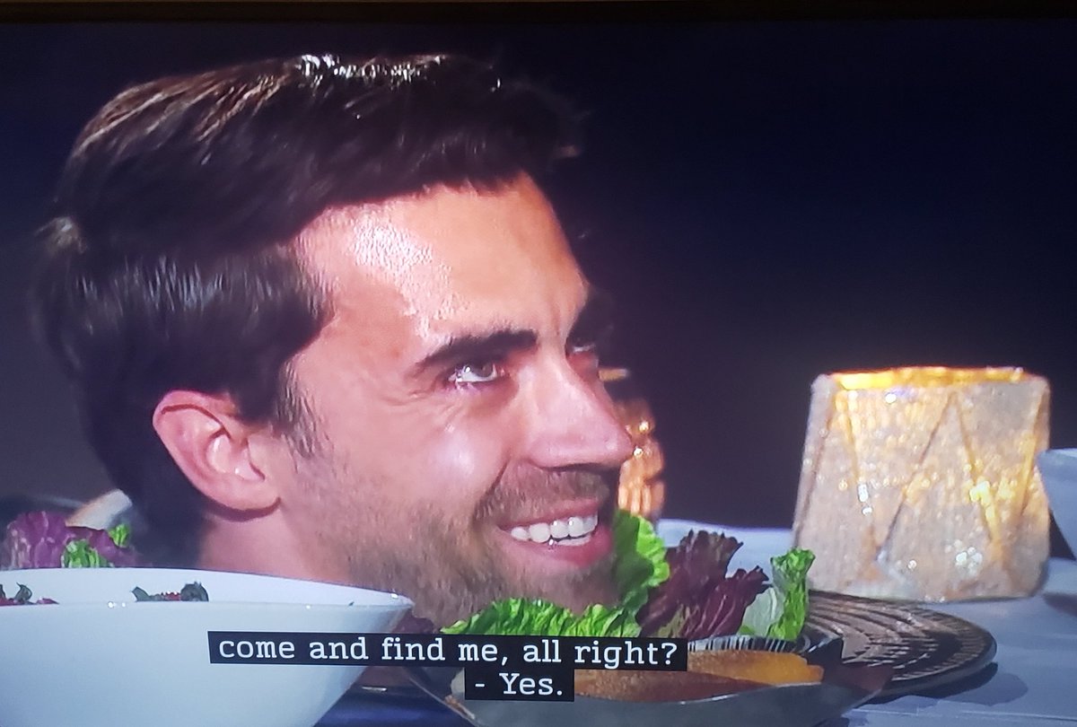 CatLadyInside's tweet photo. This man has definitely killed someone 💀😂 #Bachelorette https://t.co/o9nB69lQjp