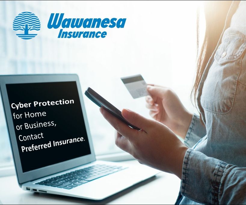 PreferredWeAre's tweet photo. With today’s heavy reliance on technology at home, we are more exposed to cyber risk than ever before.  We have solutions with partner @Wawanesa
Contact us today – we’re here to help.
#CyberThreats #CyberCrime #CyberRisk #PoweredByPreferred #ProudPartners #Wawanesa #LocalBusiness https://t.co/uVY5Xzbd51