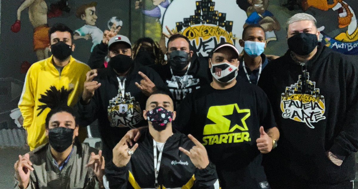 Mais uma reunião concluída, Conexão Favela &amp; Arte #CuidandoDosNossos