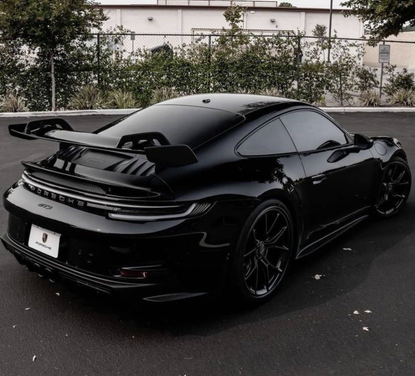 LuxuryCars365's tweet image. Blacked Out Porsche GT3 😈