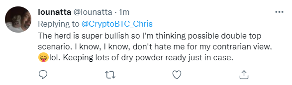 CryptoBTC_Chris's tweet photo. Do you think #Bitcoin breaks out and pumps crazy on its first attempt? https://t.co/BD0VKeKCoL
