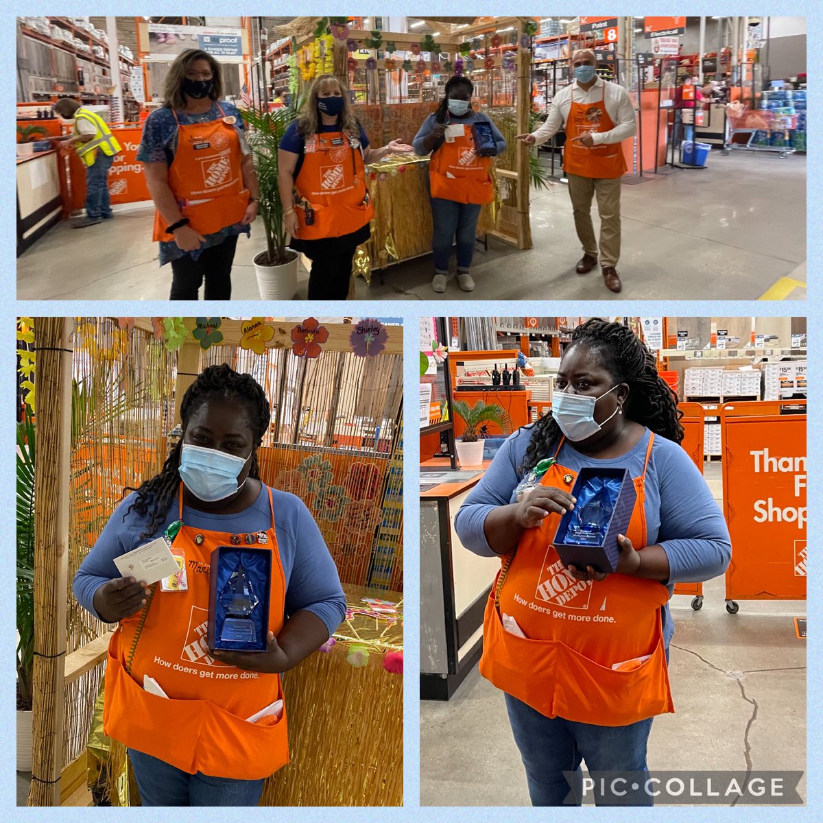 GiordanoChrissy's tweet photo. Celebrating Marie receiving her Diamond Award! #HeadCashier#Orange blooded 16 years! ⁦@M5Lorie⁩ ⁦@mmAnderson919⁩ ⁦@StacyLBro⁩ ⁦@GMFB_Kimberly⁩ ⁦@SarahFarrellTHD⁩ https://t.co/7pg2tilnyi