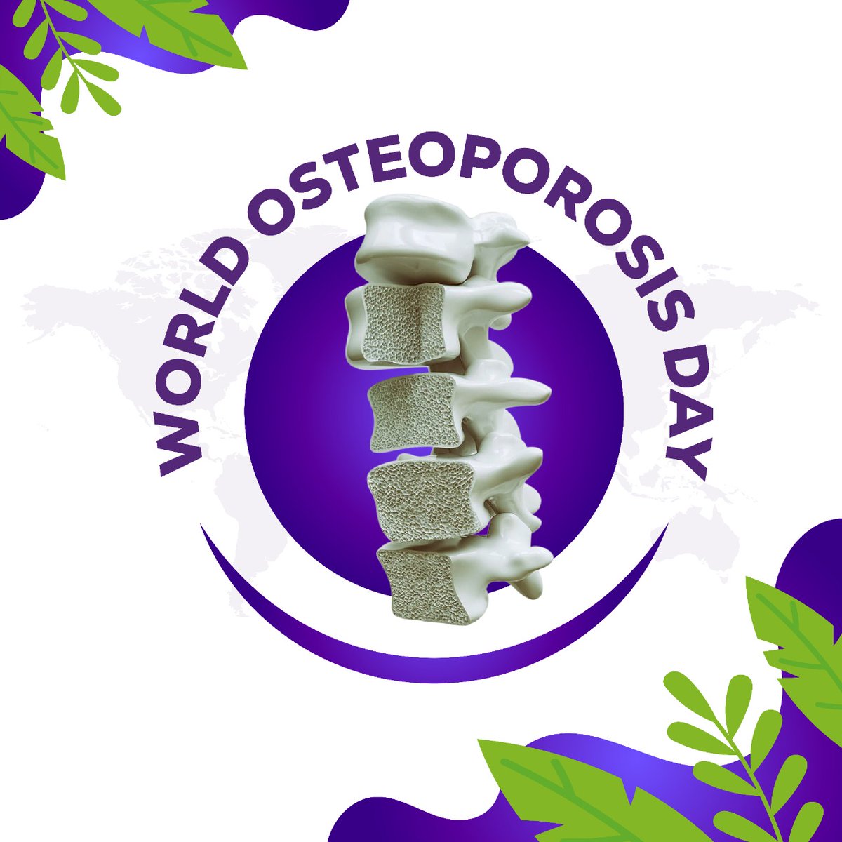 Did you know 1 in 3 women &amp; 1 in 5 men aged 50 and over will suffer an osteoporotic fracture?

LETS TAKE ACTION FOR BONE HEALTH TOGETHER WITH WORLD OSTEOPOROSIS DAY

To share your story, get involved or donate please visit: 
worldosteoporosisday.org
#WorldOsteoporosisDay