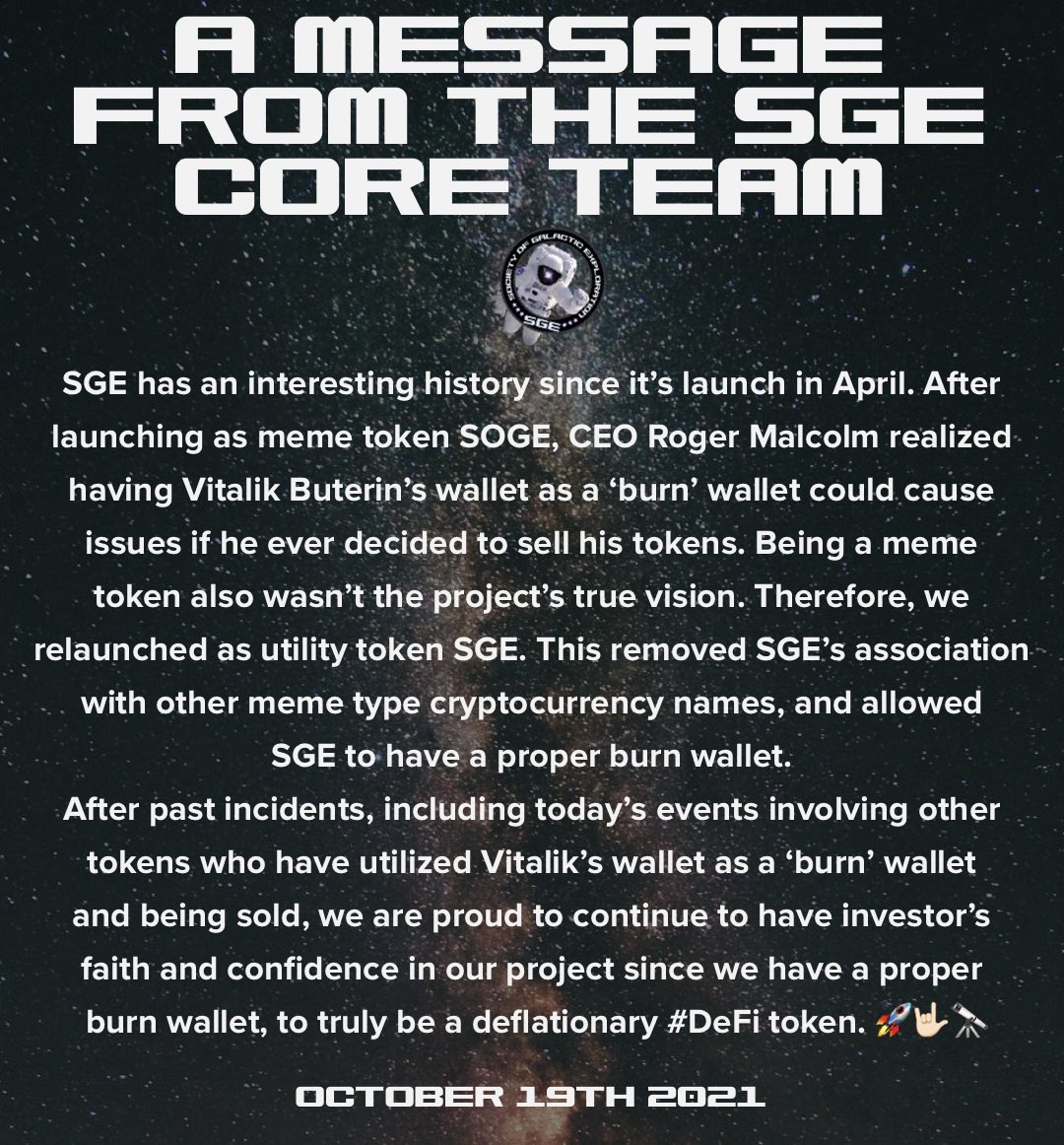 $SOGE tweet media