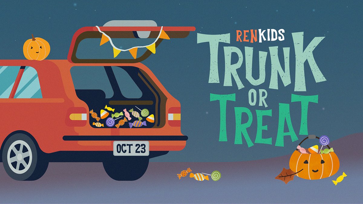 RenChurchNJ's tweet photo. Join us for the 2nd Annual Ren Kids Trunk or Treat Event this Saturday from 2–4 pm! We will have games, music, Scream Ice Cream Trucks, and of course, trick or treating from car to car in the parking lot! Invite a friend! #trunkortreat
https://t.co/WFvyrQQRs8 https://t.co/vKOpK6IxGn