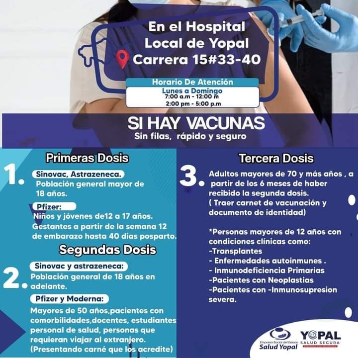 diegoleandropm's tweet photo. @RonnySuarez_ @paulabolivar Acá en Casanare, más exactamente en Yopal, en todos los puntos de vacunación, la segunda dosis de moderna solo la están aplicando a mayores de edad, gente con comorbilidad o que tengan planeado viajar al extranjero… acá una prueba 👇🏻 https://t.co/sXh3Q9XQNH