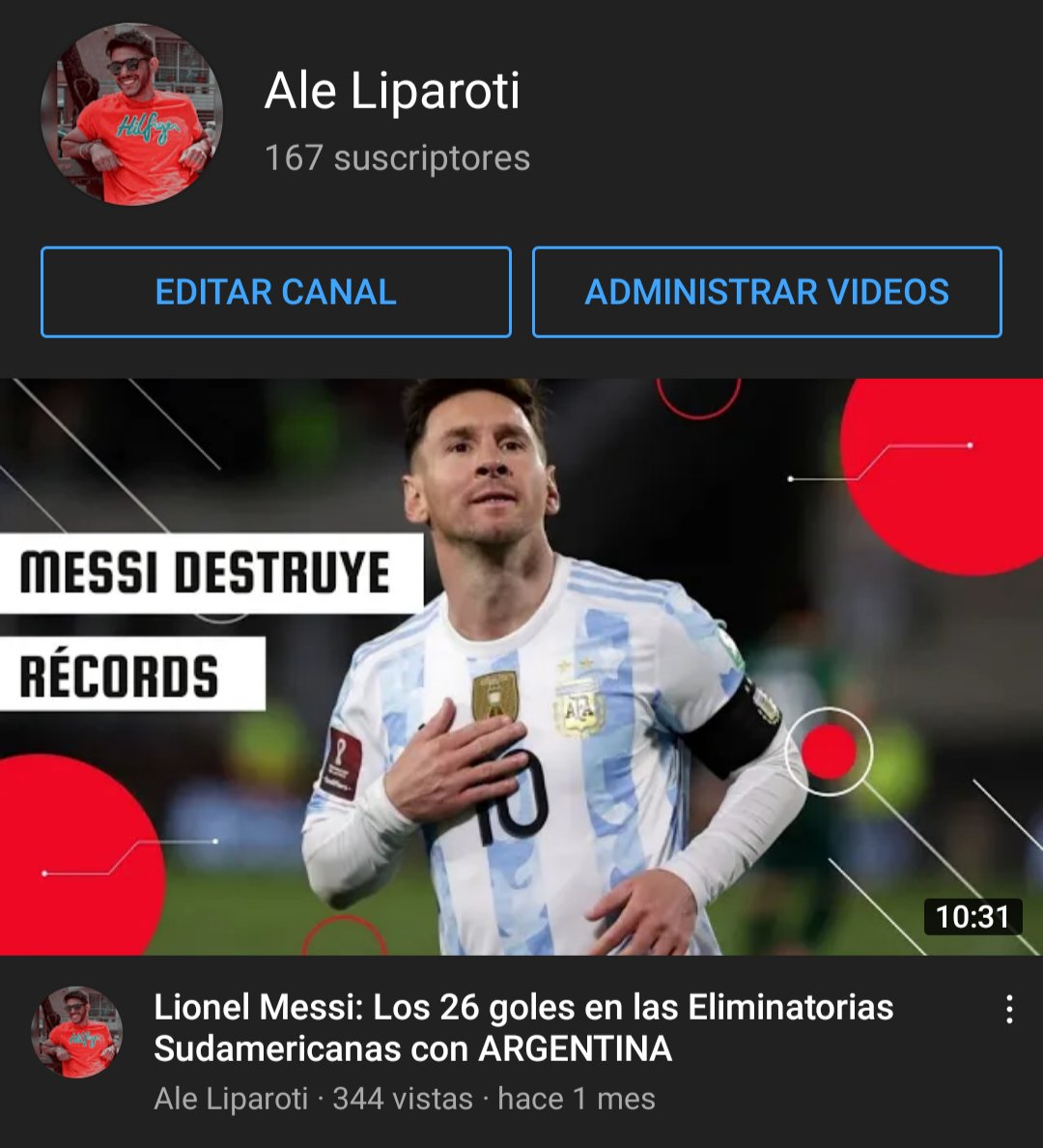 Tengo 23 años y por miedo al q dirán empecé 4 años tarde a hacer lo q me gusta. Quizás si empezaba antes hoy estaría mejor. Pero estoy feliz de ir por lo q quiero. Obvio me haría feliz si se suscriben pero lo digo para q empiecen a hacer lo q les gusta xq no se compara con nada.