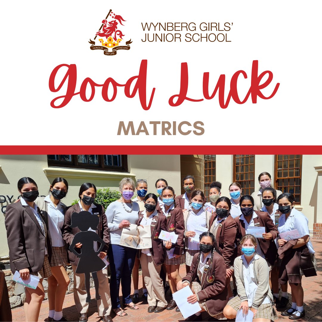 Wishing all #2021Matrics the best of luck as they prepare to begin their final exams! #GoodluckMatrics <a href="/WCEDnews/">WCEDNews</a> @wynghs <a href="/WynbergBoysHigh/">Wynberg Boys' High</a> <a href="/MSED_CURRICULUM/">Metro South Education District</a> <a href="/DBE_SA/">Dep. Basic Education</a> #ZAedu #matricexams