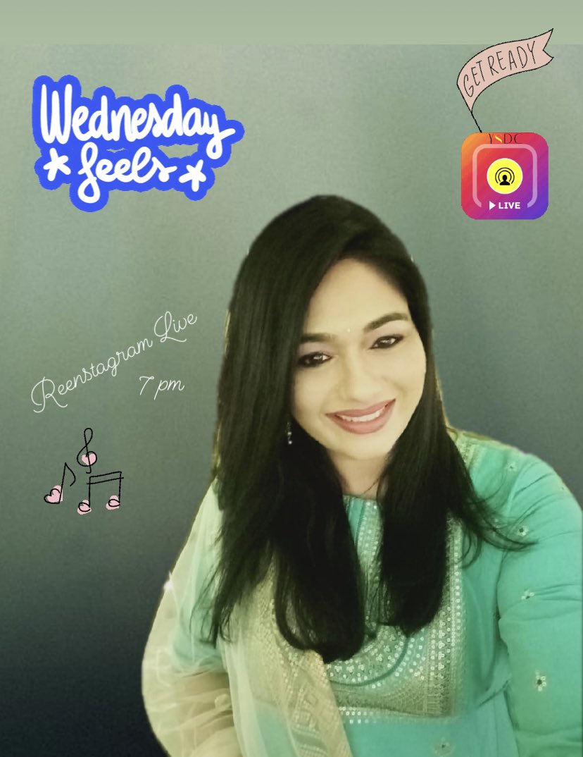 reena_hebbar's tweet photo. Hello Friends πjoin in tonight 7pm on #reenstagram for some bollywood dhamaka letβs sparkle together and shine brighter π«πΆππ β¨ππ
Hereβs π the link:
https://t.co/CEmYFY0Esj
#wednesdaythought #Facebook #Trending #music #StayTuned https://t.co/DZmsEVbIFv
