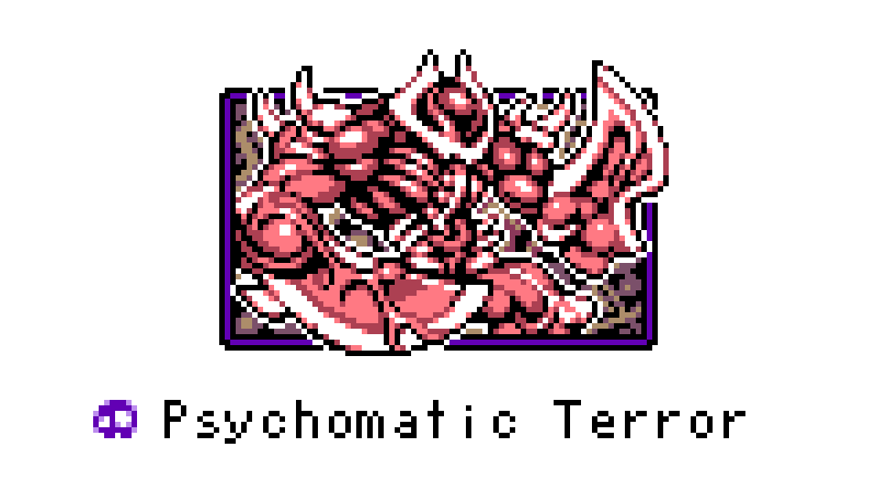 adamjmarin's tweet image. #octobit Day 20: Psychomatic Terror