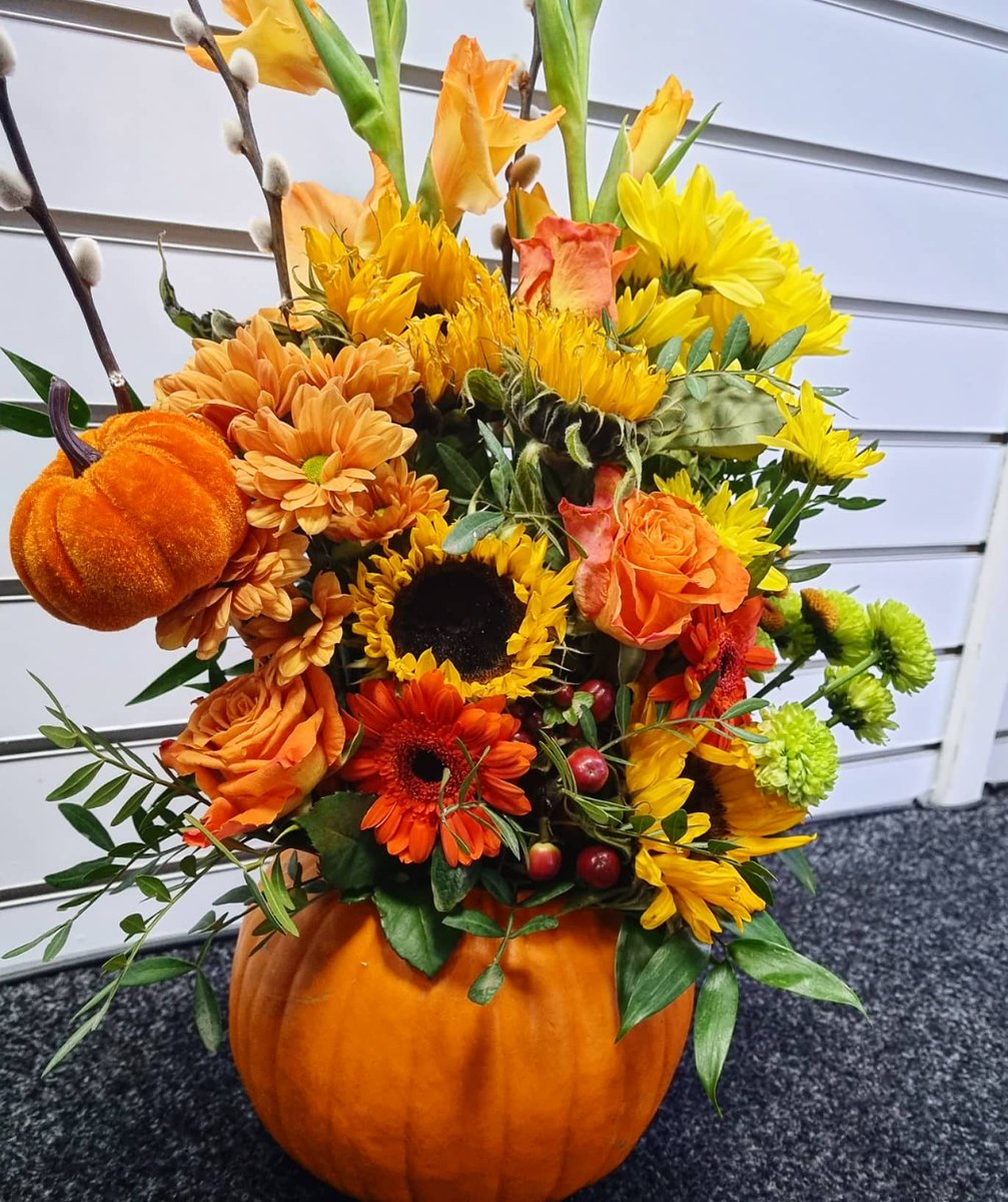 Happy Halloween 👻 

Definitely a treat 😍🎃🌼🧡

#officeflowers #happyhalloween #pumpkin #flowers #pumpkinflowers #trickortreat #treat