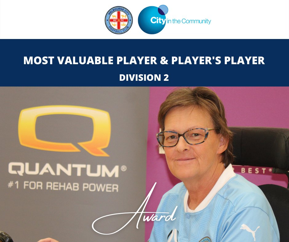 MCYPowerchair's tweet photo. A rising star of our team, Wendy Odgers claimed two awards at the recent @powerchairvic #PowerchairFootball season awards.

Wendy was recognised as Most Valuable Player and Player's Player in the Pride Mobility 2021 Division 2 season. Congratulations Wendy! 

#CmonCity https://t.co/cCIHyfx93j