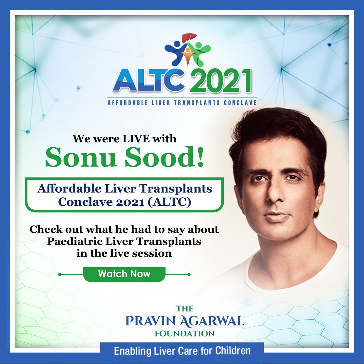 TpafMumbai's tweet image. We had @SonuSood amongst us for this year’s Affordable Liver Transplants Conclave!

Take a look at all the topics he talked about- youtu.be/XHFWFSQWSP4

#sonusood #ALTC2021 #AffordableLiverTransplantsConclave2021 #TPAF #ThePravinAgarwalFoundation @Sonusoodfounda1