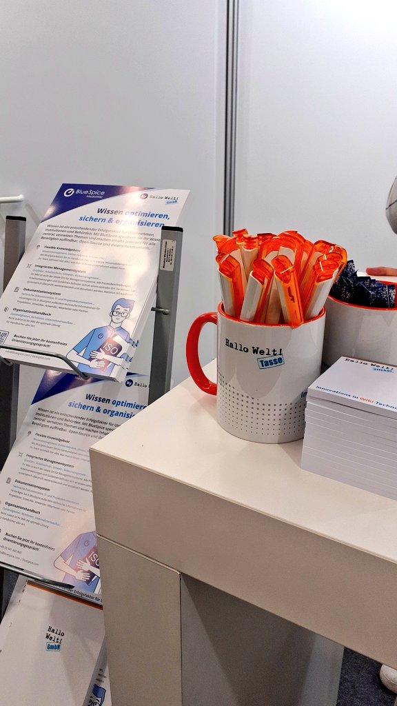 hallowelt's tweet image. Unser Team von @hallowelt ist angekommen auf der #Kommunale in #Nürnberg. Wir freuen uns auf Sie!
#BlueSpice #MediaWiki #Wissensmanagement #OpenSource