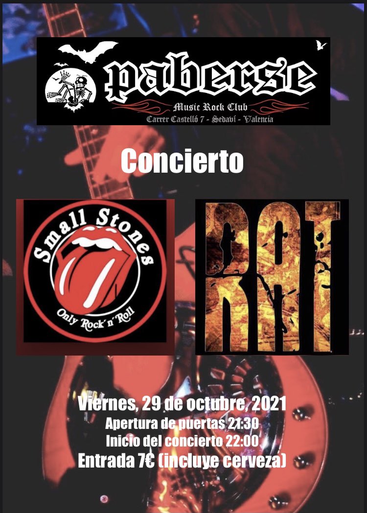 RatPowerBlues's tweet photo. Volvemos de concierto. Viernes 29 en @Paberse https://t.co/CtTz1jKmYh