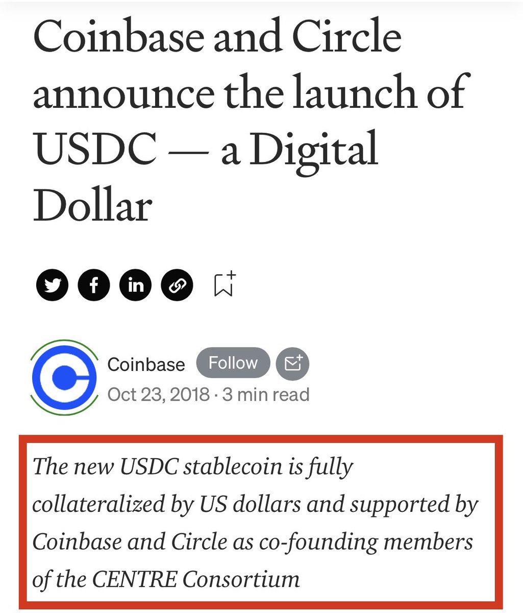 CredibleCrypto's tweet photo. Coinbase and @circlepay created $USDC. Today they just announced that $USDC has launched on @hedera. The other networks that $USDC runs on are $ALGO, $SOL, $TRON, $ETH and $XLM, all of which are listed on @coinbase. I suspect an $HBAR listing on @coinbase is on the horizon. https://t.co/Zi9CfxTzZ2