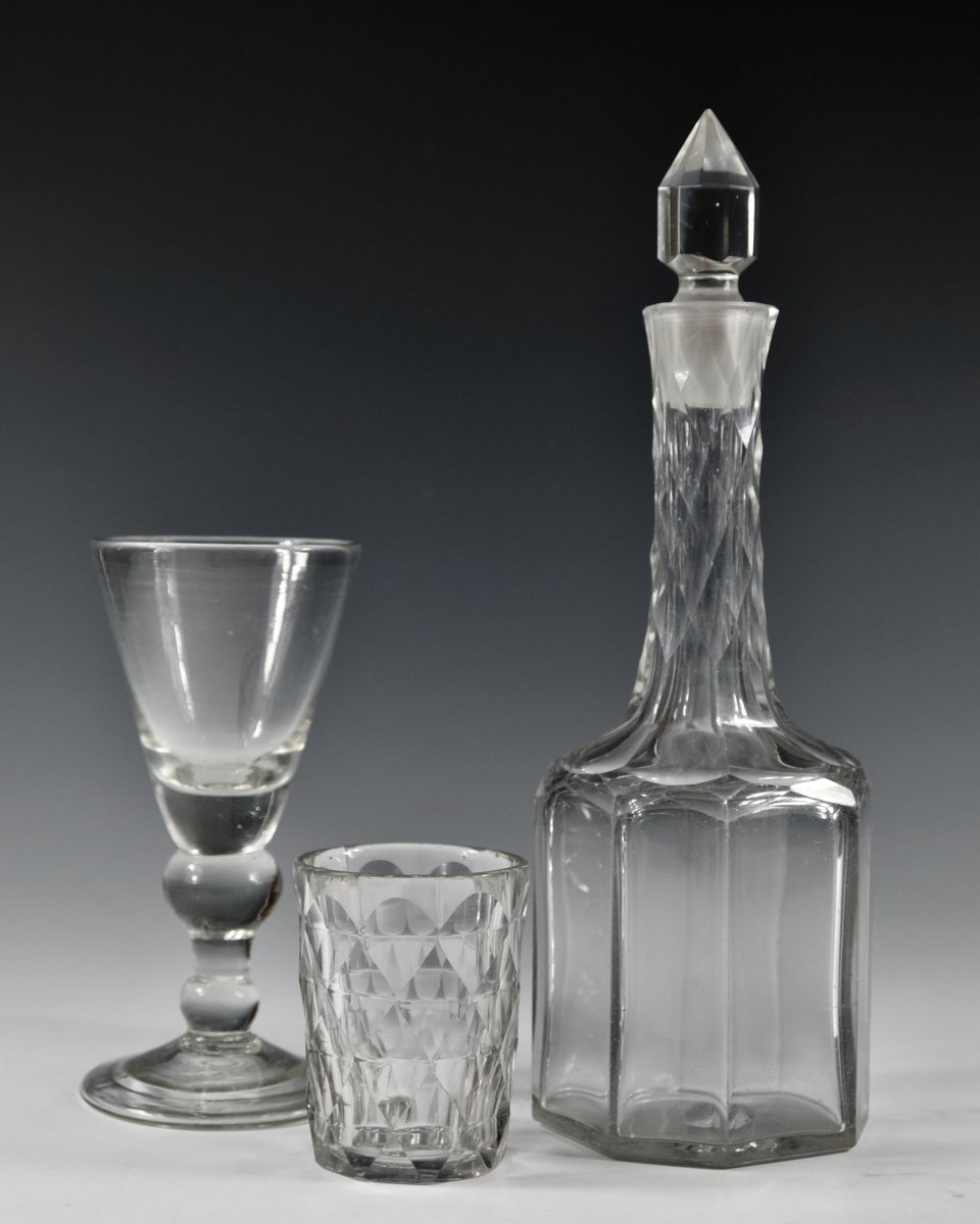 MarrisRobert's tweet photo. Early English glass Baluster 1710, tumbler 1760 and decanter 1730 NFS #antiquealeglass #antiqueglass #rummers #englishglass #18thcenturyglass #wineantiques #wineglass #antiquewineglass #marrisantiques https://t.co/dPFfF3Tvdz