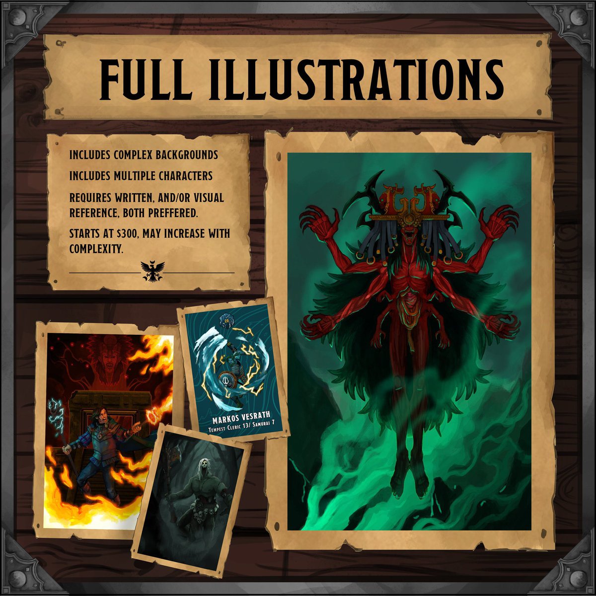 Knight_of_Water's tweet photo. ✨COMMISSIONS OPEN✨

Finally got around to making some new commission sheets! 

We’ve got some new options this time around with Magic Items and Full Illustration. Interested? Let me know!

#commissionsopen #Commission https://t.co/CtmhGrs7ih