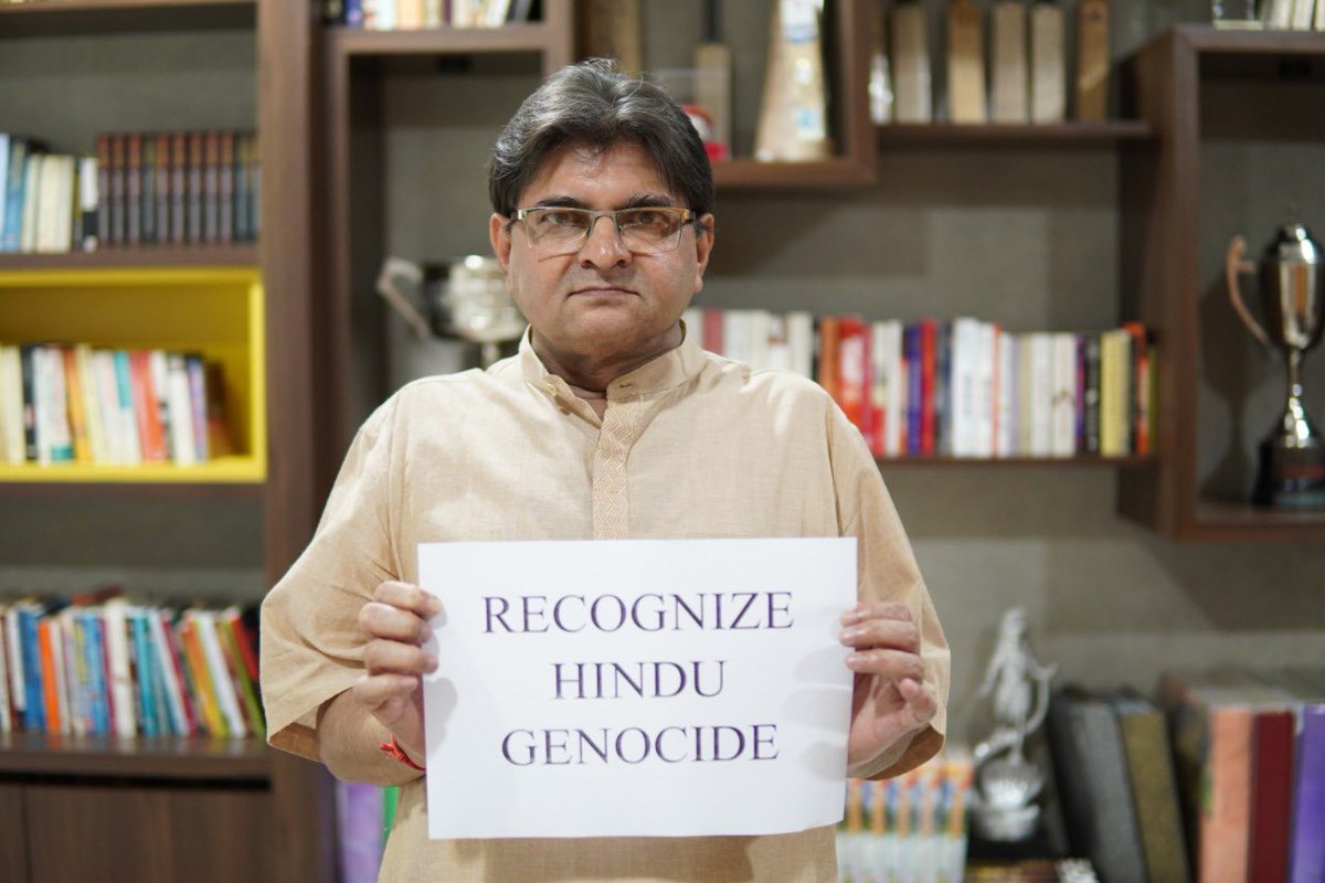 Sanjay_Dixit's tweet photo. It's not a laughing matter. Those who never tire of labelling mere criticism as Islamophobia remain silent at wanton killings and massacre of Hindus. Expose them and their hypocrisy. #RecogniseHinduGenocide https://t.co/7KDXV8WVqM