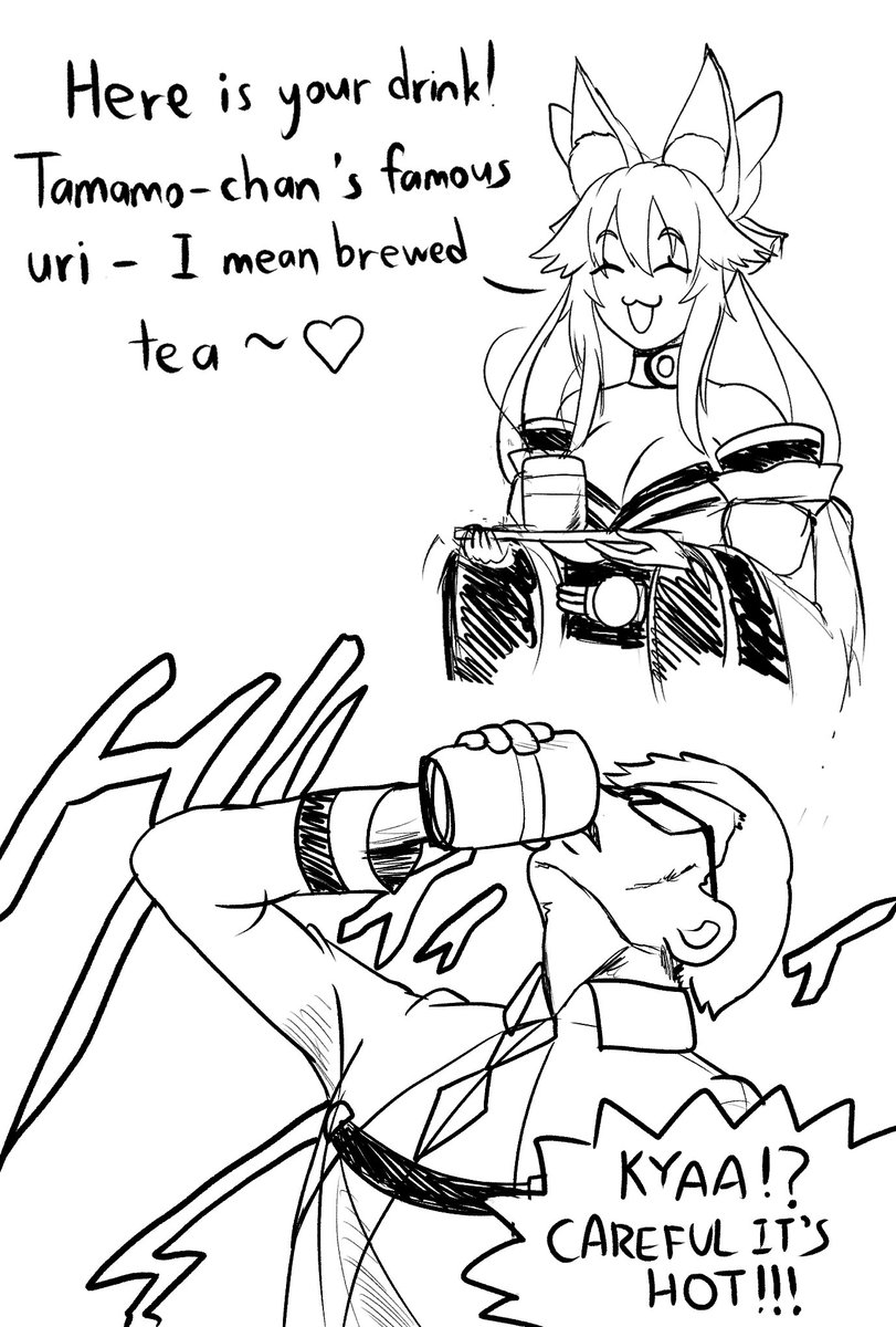 YawnJoe5's tweet photo. Whoops forgot about day 6
DRINK THE YELLOW REFRESHMENT
#็่ปใฎๅ #FGO #doodlefest https://t.co/XJDmcx6jym